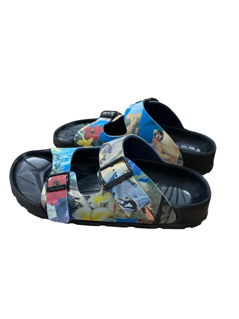 Y2K Birki’s by Birkenstock Hawaii Tiki Surf Girl Retired Print